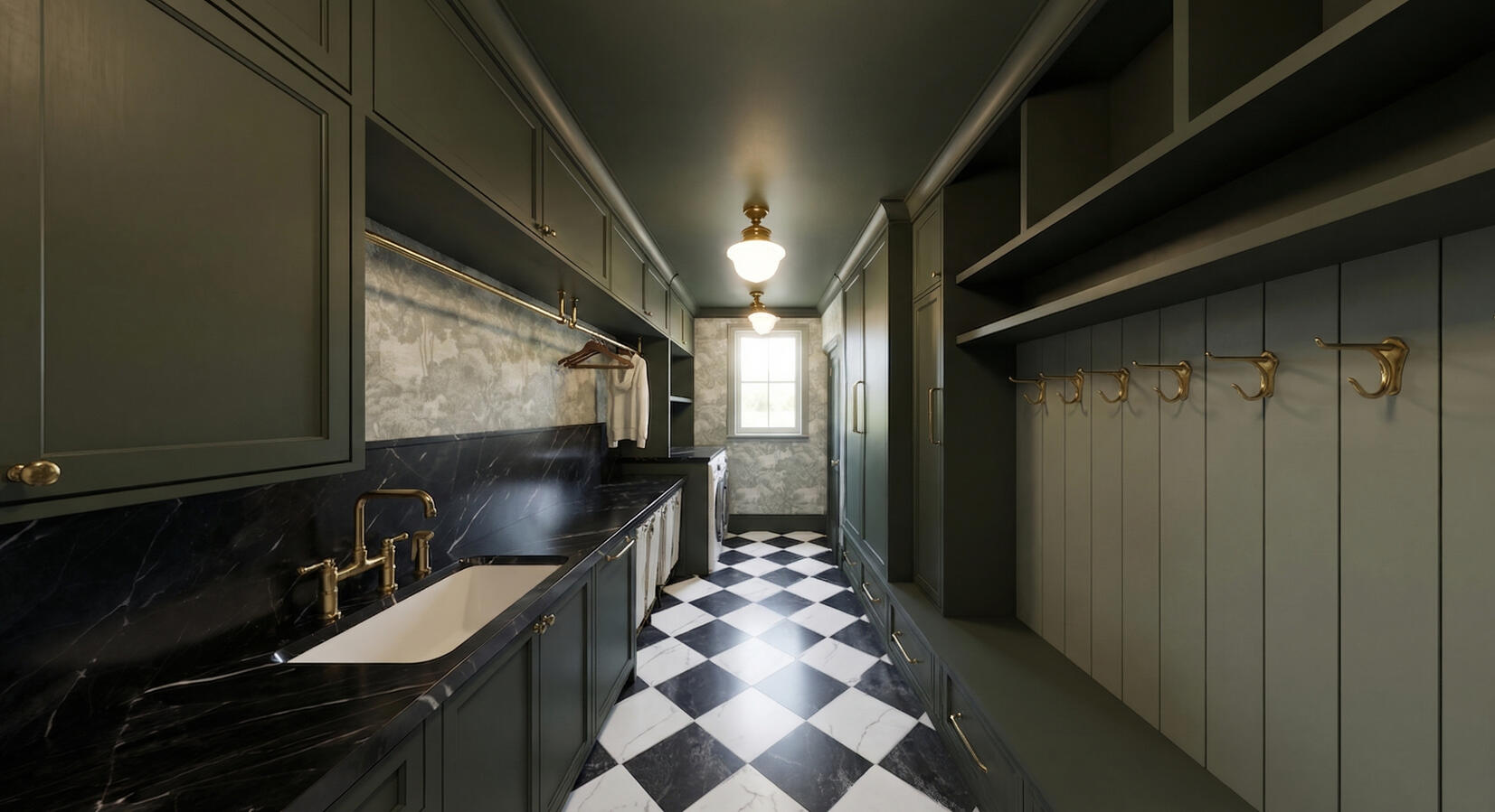 Laundry and Mudroom - Macera Residence