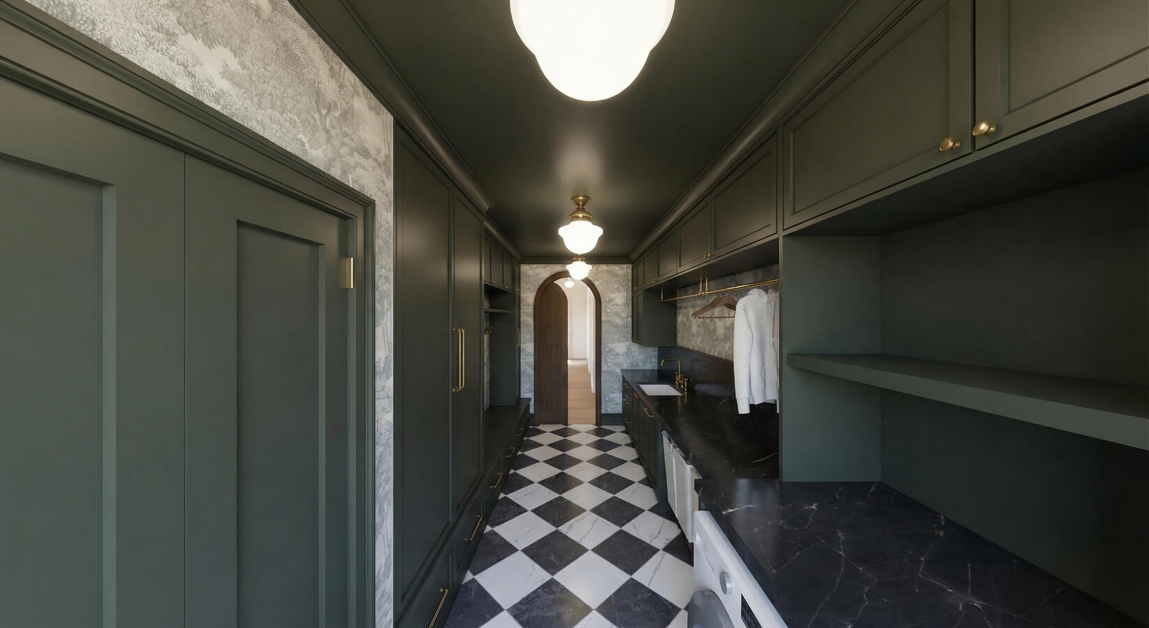 Laundry and Mudroom - Macera Residence